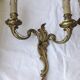 Paire d'appliques bronze