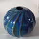 Art Deco Stoneware Ribbed Ball Vase by Alphonse Cytère  - Rambervillers