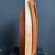 Wood slat lamp in Scandinavian style