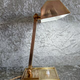 Brass articulated desk lamp