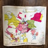 Carte scolaire ancienne