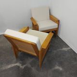 Paire de fauteuils/chaise longue des années 1970