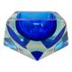 1960s Astonishing Blue Ashtray or Vide Poche By Flavio Poli for Seguso