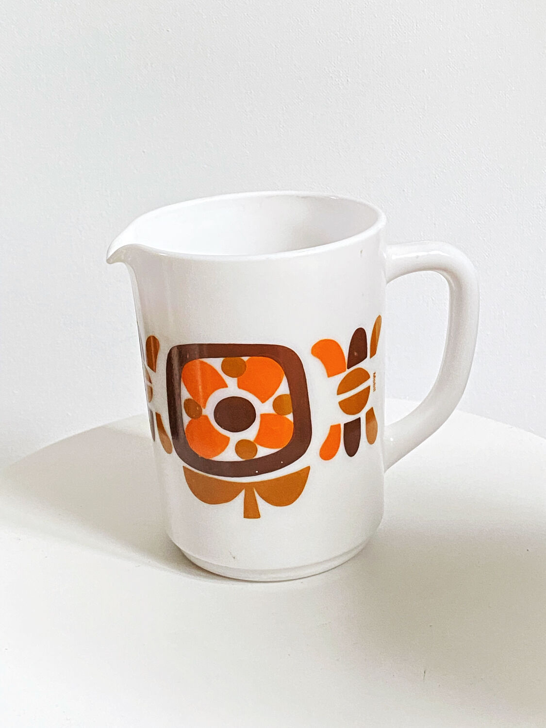 Pichet carafe publicitaire vintage