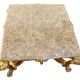 Table de milieu en bois doré table basse Louis XVI