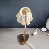 Antique table lamp with switch on the base