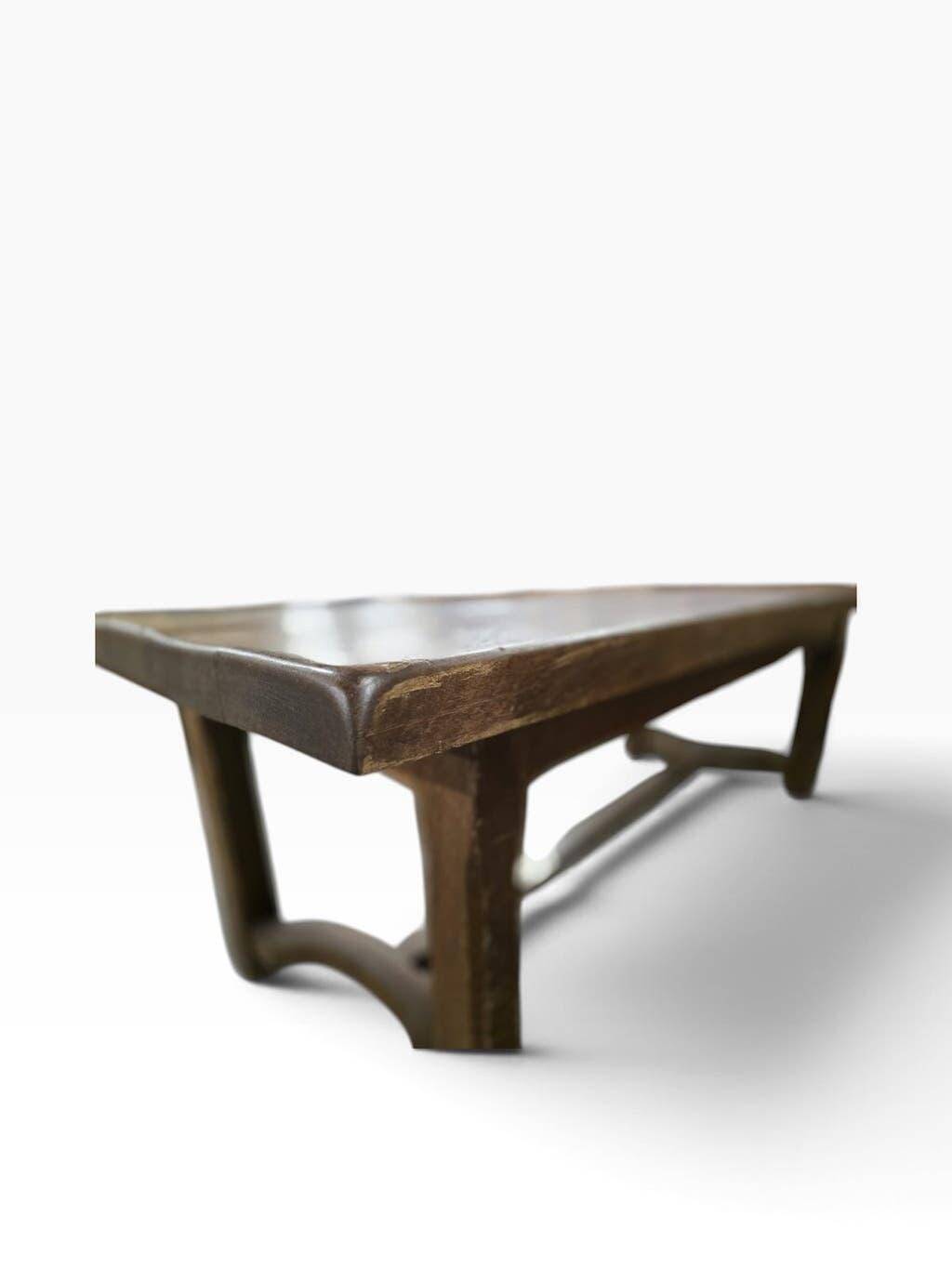 XL vintage dining table in solid wood