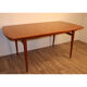Table de repas extensible scandinave en teck vers 1960