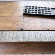 XXL trestle farm table 4m and its benches