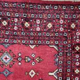 Vintage Uzbek Bukhara handmade rug 128 cm x 196cm 1950s - 1C1228