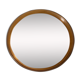 Vintage gilac round mirror 40cm