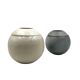 Mid-century Modern set of 2 gres vases, Franco Bucci Italy ca. 1960