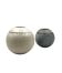 Mid-century Modern set of 2 gres vases, Franco Bucci Italy ca. 1960