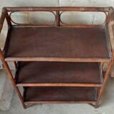 Rattan shelf