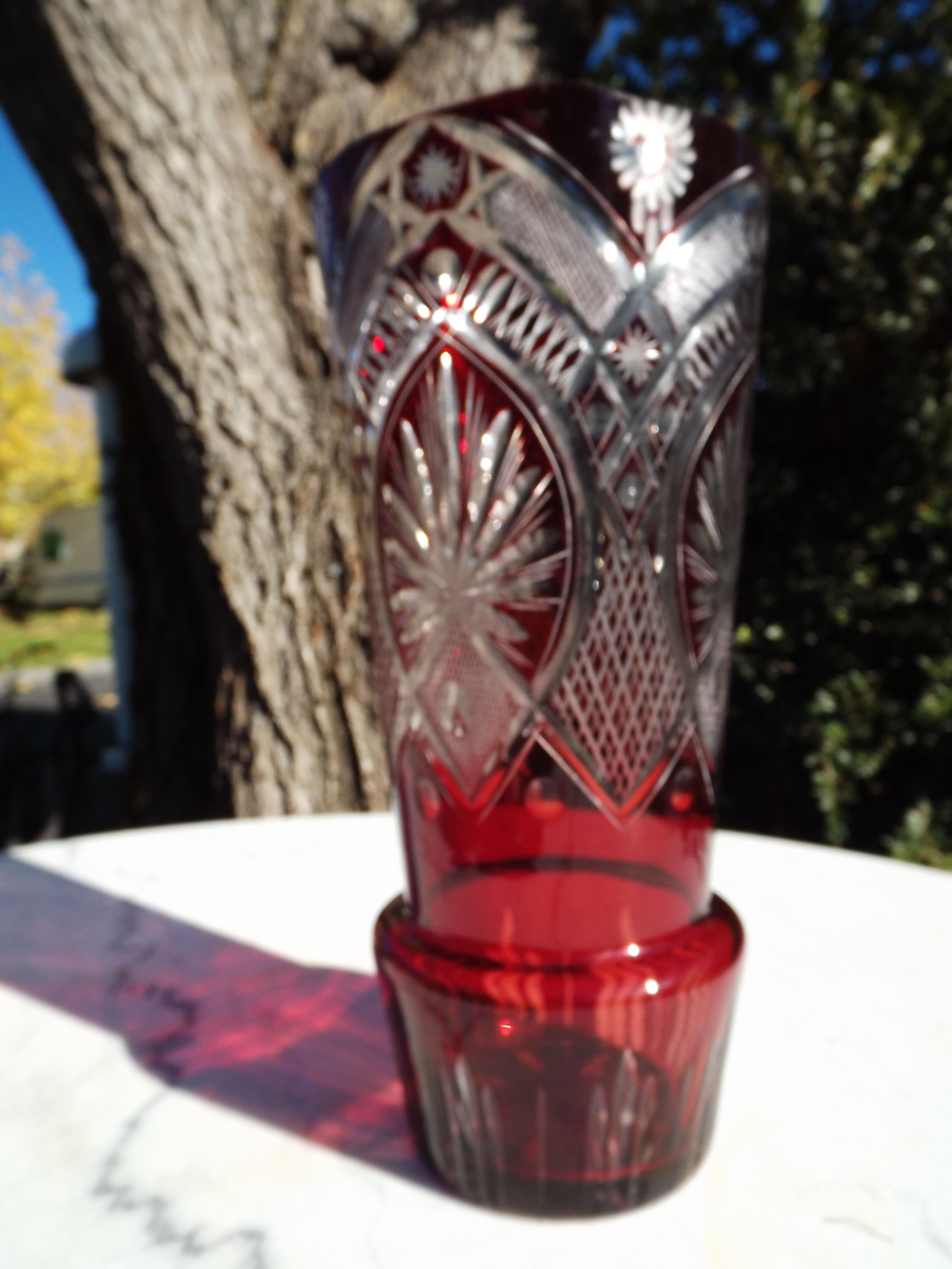 Vase bohème cristal VSL