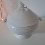 Old white soup tureen