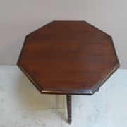 Table d’appoint Bobin en chêne vintage