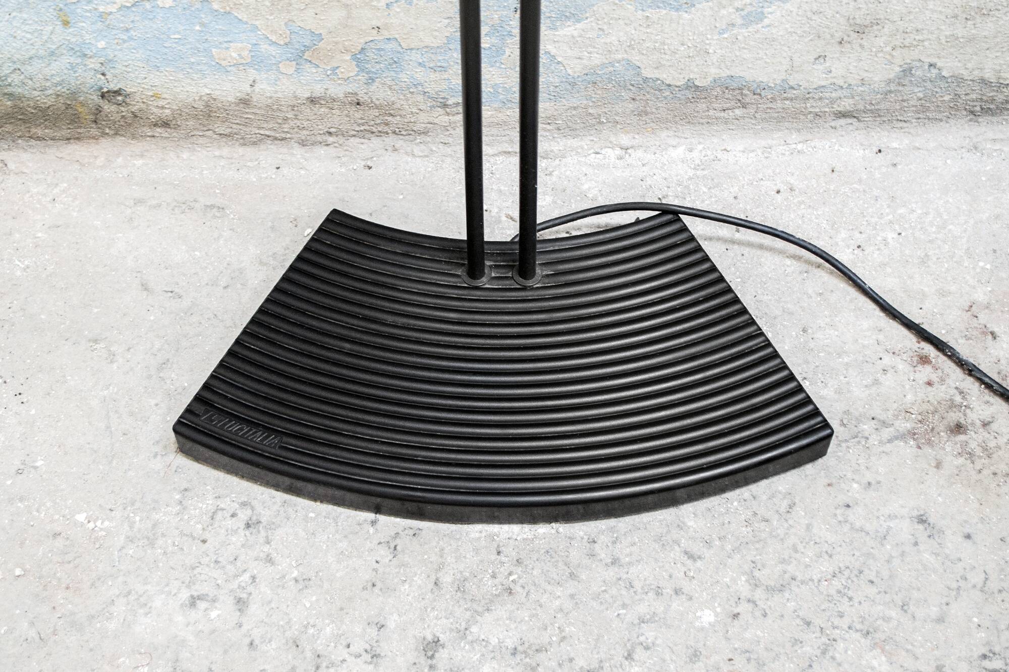 Lampada da terra Accademia di Shigeaki Asahara per Luci, Italia anni '80