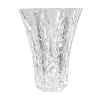 Vase en cristal d'arques hexagonale modele sully