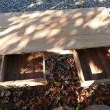Old table 2 drawers