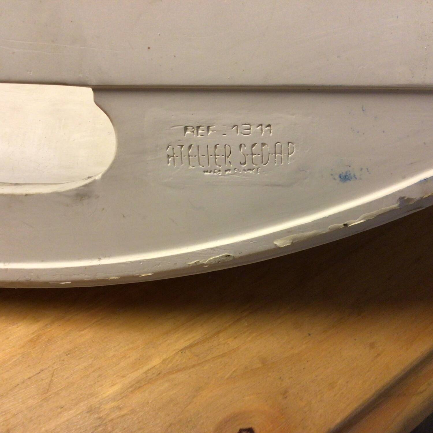 Pair of plaster wall lights