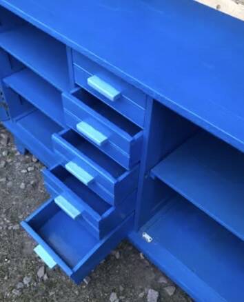 René Gabriel blue sideboard