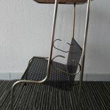 Vintage magazine rack side table