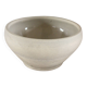 Vintage glazed stoneware bowl in greige.