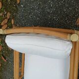 Pair of Lyda Levi armchairs for Mc Guire bamboo Italy Milan