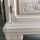 Old wooden and marble bedside