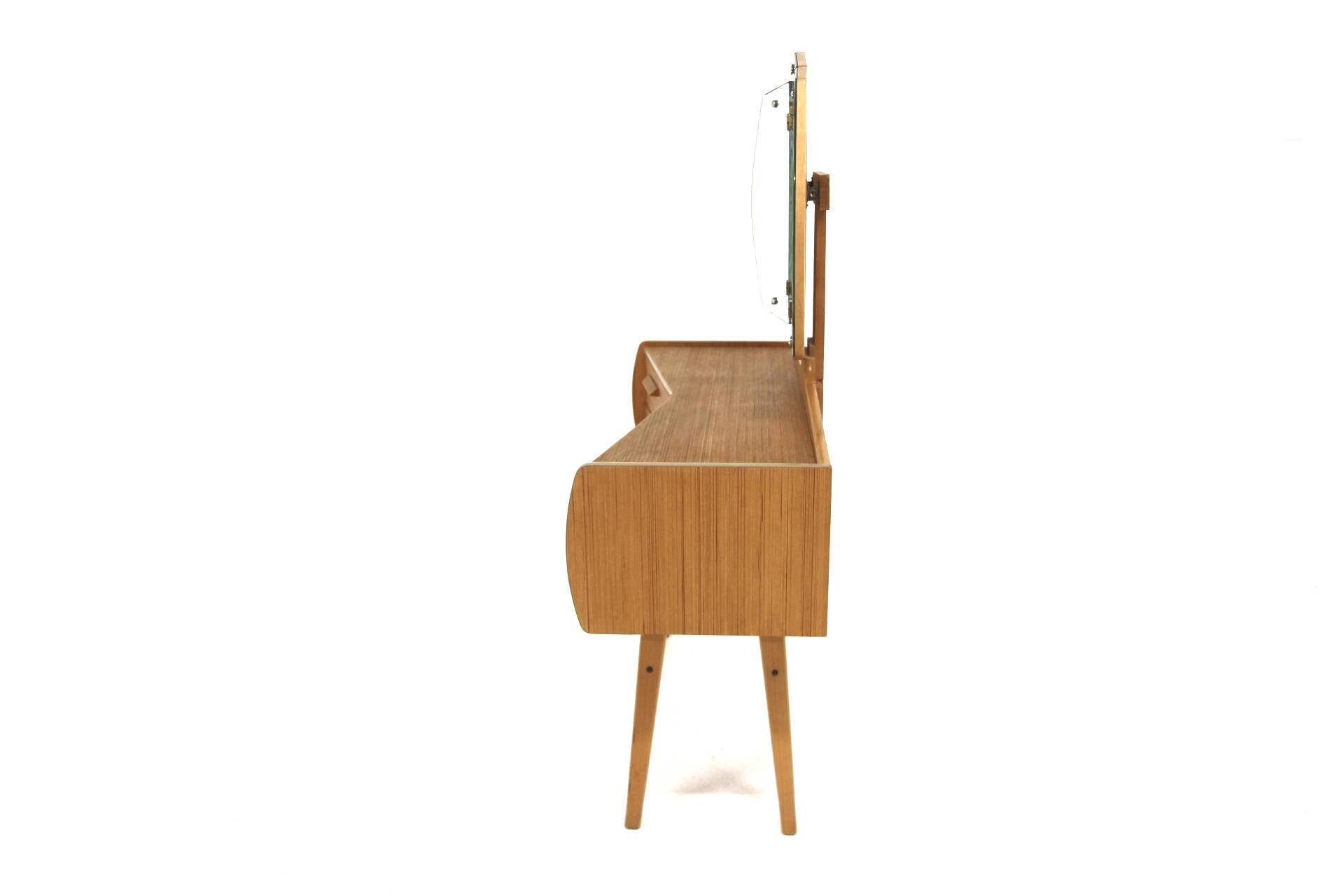 Scandinavian beech dressing table, Sweden, 1960
