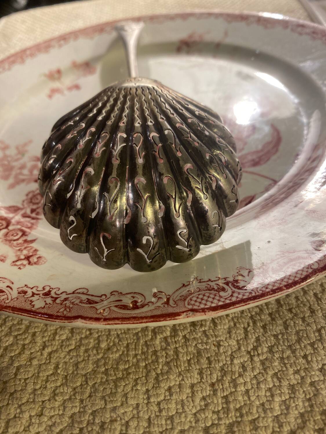 20 cm silver-plated spoon