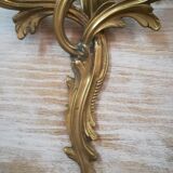 Paire d'appliques en bronze doré style Louis XV