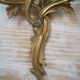 Pair of Louis XV style gilded bronze sconces