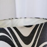 Vintage Dumler & Breiden Floor Lamp: German Pop Art Zebra Shade