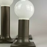 1960s 1970s tube wall lamps by Rolf Krüger for Staff