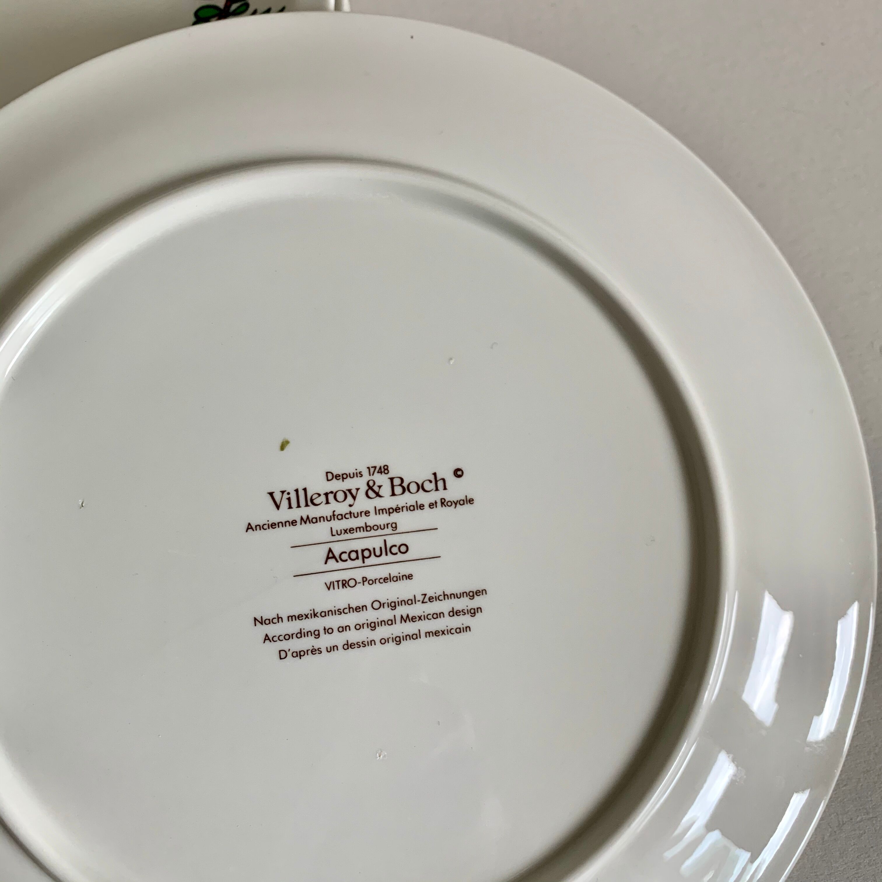 Villeroy & Boch Acapulco plates -  set of 6 plates
