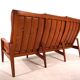 Canapé 3 places Komfort en cuir par Arne Wahl Iversen, 1960