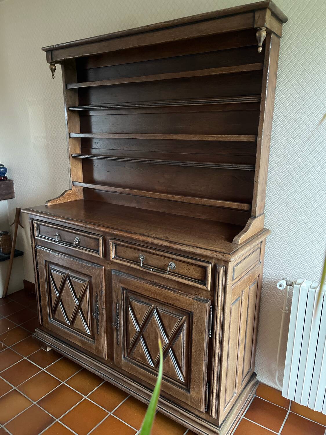 Antique oak sideboard