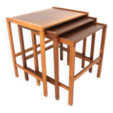 Scandinavian teak nesting tables Möbel-Ikea Sweden, 1960