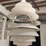 Louis Poulsen LP Centrum XXL Suspension par Kurt Nørregaard Lampe moderne du milieu du siècle