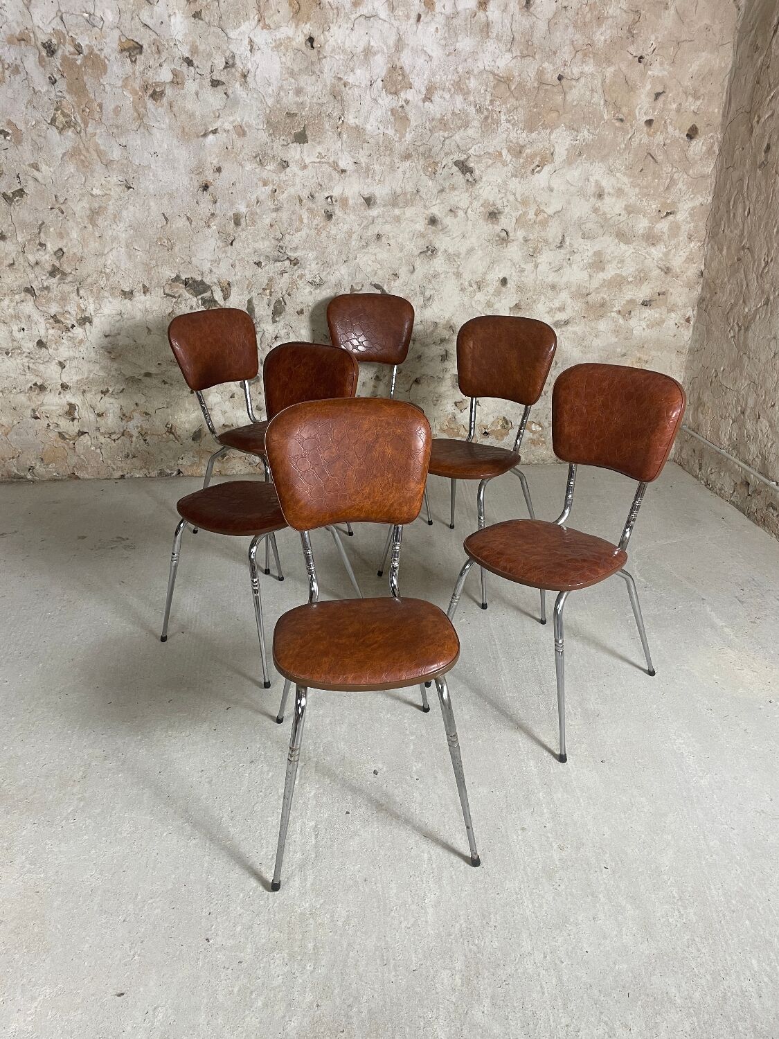 6 skai chairs