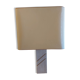 Travertine lamp foot with its original lampshade
