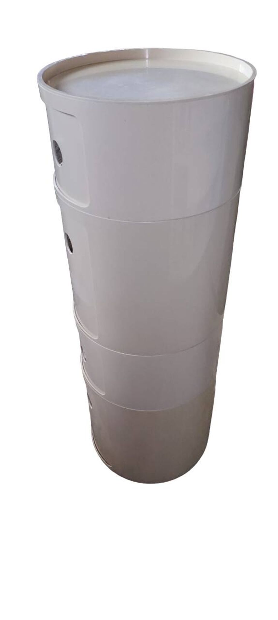 White Componibili unit by Anna Castelli for Kartell Binasco (Milano), 1960s made in Italy.