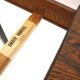 Vintage extendable wenge Brutalist dining table from the 1960s