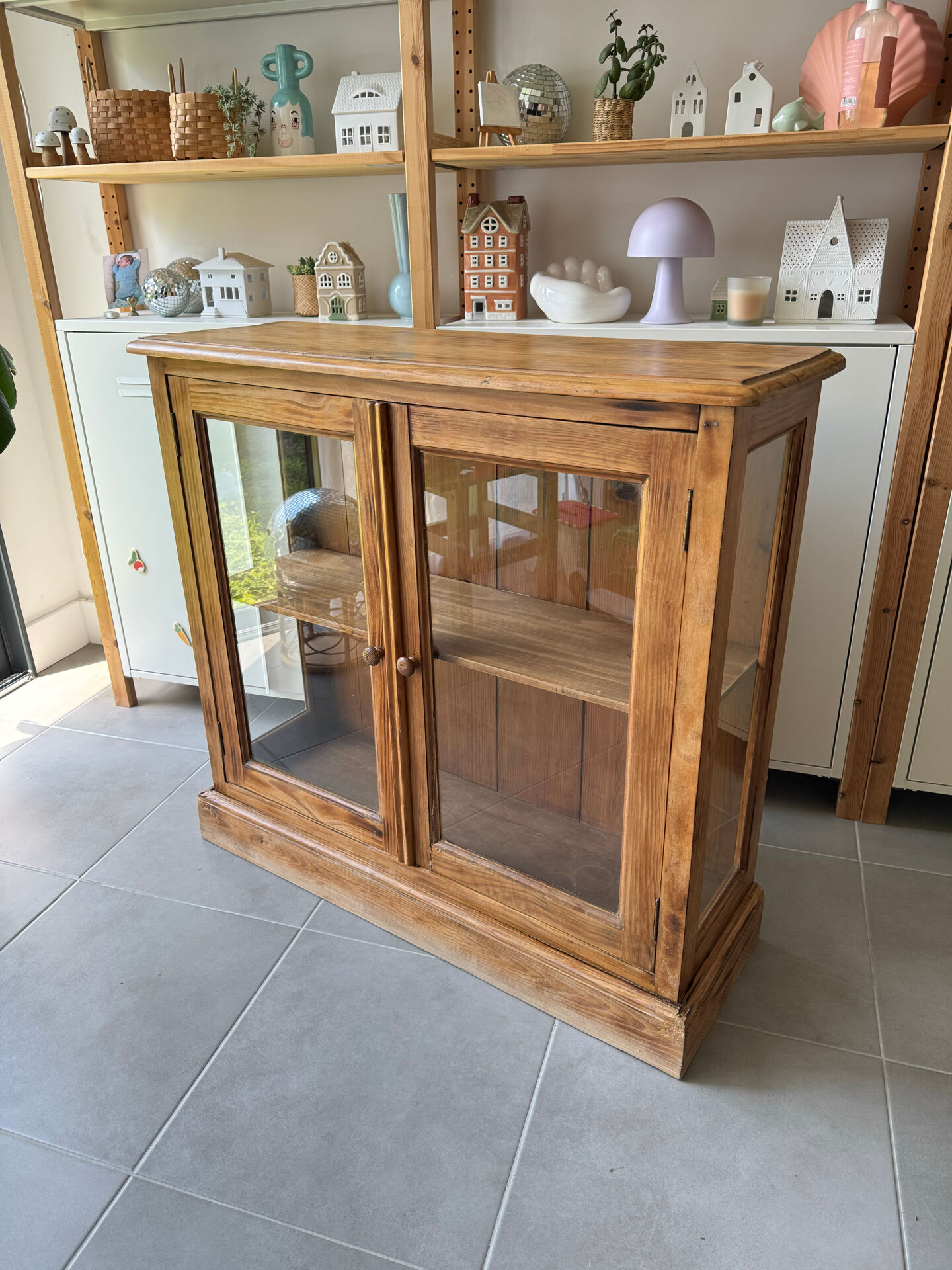 Low display cabinet, vintage sideboard