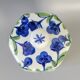 Blue and green ceramic pot