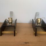 Pair of wall sconces in 1950s