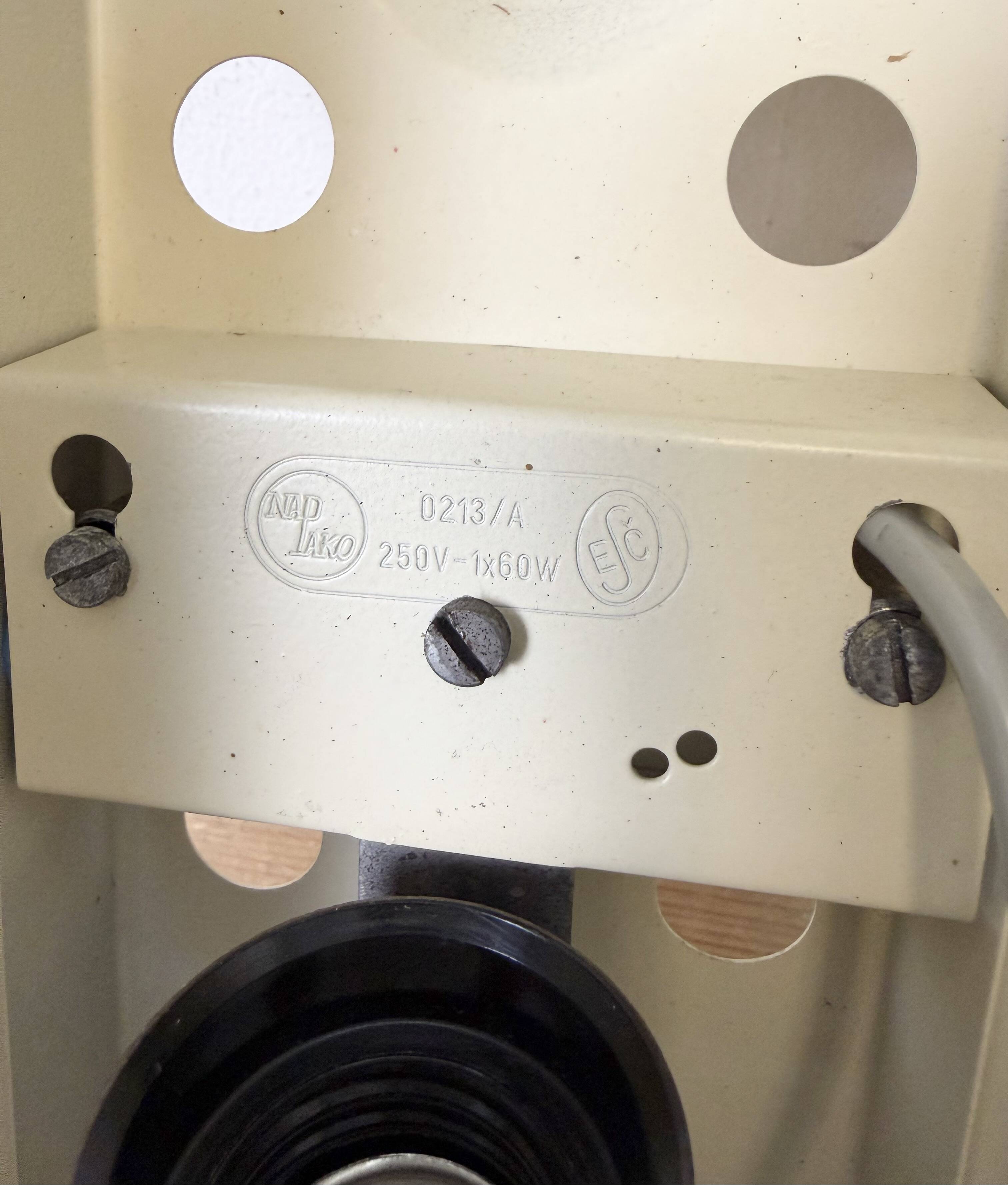 Vintage Glass Wall or Ceiling Light from Napako, 1970s