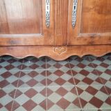 Old low sideboard in cherry wood